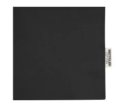 Madras эко- сумка с ластовицей из переработанного хлопка, сертифицированного согласно GRS, плотностью 140 г/м² - сплошной черный