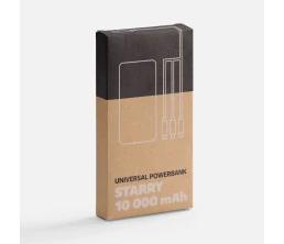 Аккумулятор Uniscend Starry, 10000 мАч, черный