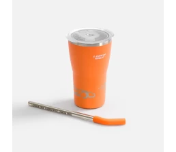 Термостакан Sapporo без логотипа, оранжевый