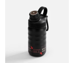 Термобутылка Fujisan 2.0 без логотипа, черная