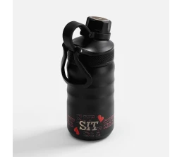 Термобутылка Fujisan 2.0 без логотипа, черная