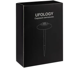 Светильник на солнечной батарее Ufology, темно-серый (графит)