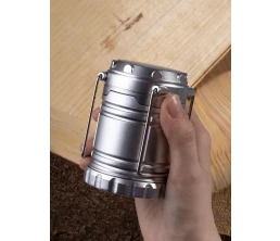 Кемпинговый фонарь Lindau, серебристый