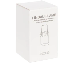 Кемпинговый фонарь с имитацией пламени Lindau Flame, черный