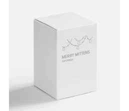 Гирлянда Merry Mittens, красная