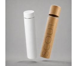 Вакуумный термос «Scout», soft-touch, 235 мл, тубус