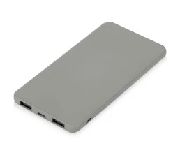 Подарочный набор с термокружкой и повербанком С1, 5000 mAh, серый