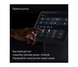 Умная колонка ЯНДЕКС Станция Дуо Макс с Алисой, с Zigbee, 60 Вт, цвет: черный (YNDX-00055BLK)