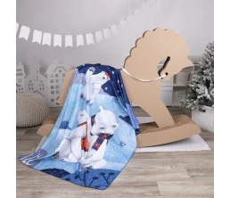 Флисовый плед Wintart Bear