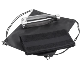 Спортивный набор с бутылкой и полотенцем «Beginner», черный