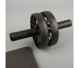 Ролик для пресса с ковриком Presswork, черный