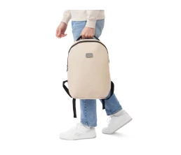 Рюкзак Sofit для ноутбука из экокожи, бежевый