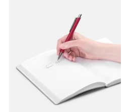 Ручка шариковая Konvent, матовая, красная