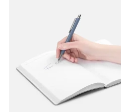 Ручка шариковая Konvent, матовая, серо-синяя