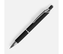 Ручка шариковая Chromos Soft Touch, черная