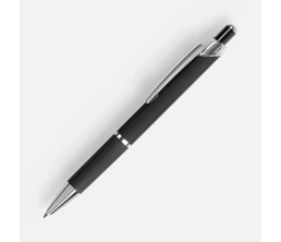 Ручка шариковая Chromos Soft Touch, черная