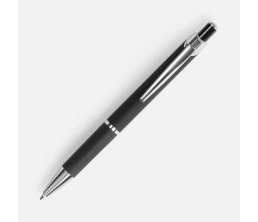 Ручка шариковая Chromos Soft Touch, черная