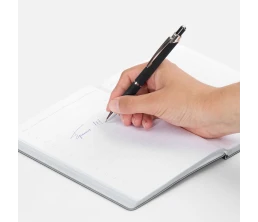 Ручка шариковая Chromos Soft Touch, черная