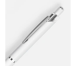 Ручка шариковая Chromos Soft Touch, белая