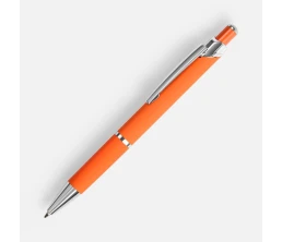 Ручка шариковая Chromos Soft Touch, оранжевая