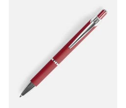 Ручка шариковая Chromos Soft Touch, красная