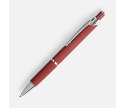 Ручка шариковая Chromos Soft Touch, красная