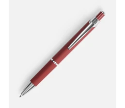 Ручка шариковая Chromos Soft Touch, красная