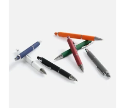 Ручка шариковая Chromos Soft Touch, серая