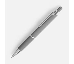 Ручка шариковая Chromos Soft Touch, серая