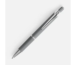 Ручка шариковая Chromos Soft Touch, серая