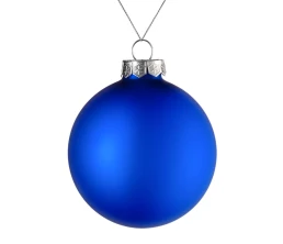 Оформительский шар Finery, 10 см, матовый синий