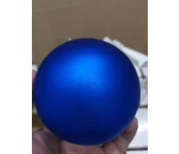 Оформительский шар Finery, 10 см, матовый синий