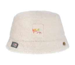 Панама Oblako, утепленная, молочно-белая