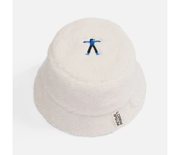Панама Oblako, утепленная, молочно-белая