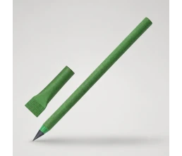 Вечный карандаш из переработанной бумаги "Recycled pencil", зеленый классический