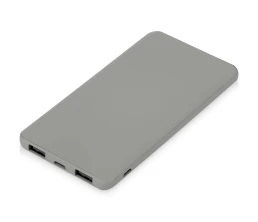 Подарочный набор с бутылкой для воды и повербанком С1, 5000 mAh, серый