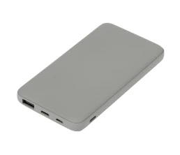 Подарочный набор с бутылкой для воды и повербанком С2, 10000 mAh, серый