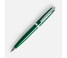 Ручка шариковая Letra Chrome, глянцевая, темно-зеленая