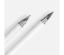 Ручка шариковая и вечный карандаш Diptych, белая