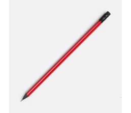 Карандаш простой Triangle Black с ластиком, красный