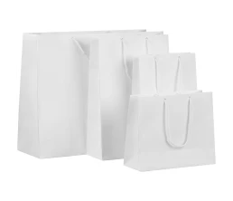 Пакет бумажный с ламинацией Lami Tote S, белый