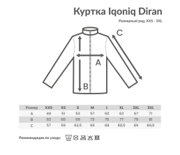 Куртка Iqoniq Diran из переработанного полиэстера AWARE™, унисекс, 320 г/м²