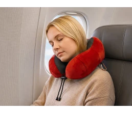 Подушка Dream с эффектом памяти, с кармашком, красный