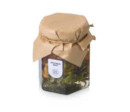 Подарочный набор с кружкой, медом и ложкой для меда, оливковый