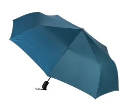 Подарочный набор с зонтом и термобутылкой в шопере, синий