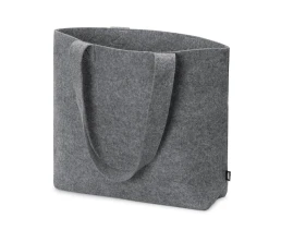 Подарочный набор с зонтом и термобутылкой в шопере, синий