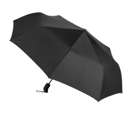 Подарочный набор с зонтом и термобутылкой в шопере, черный