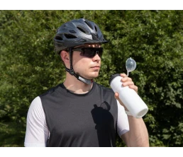 Бутылка для велосипеда Bikescape, белая с синим