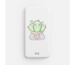 Аккумулятор с беспроводной зарядкой All Day Wireless, 10000 мАч, белый