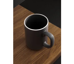 Кружка Mugful, темно-серая (графитовая)